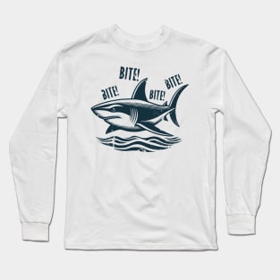 Bite Bite Sharks Long Sleeve T-Shirt